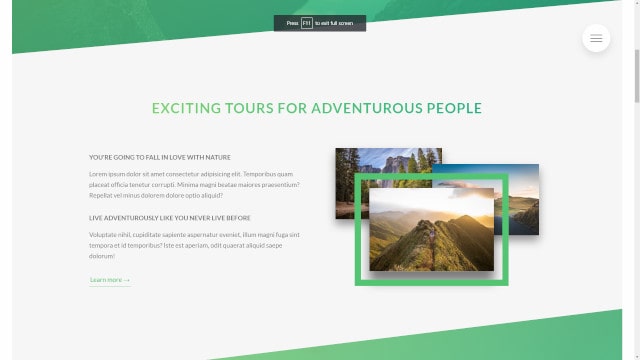 Comprehensive website template